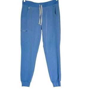 FIGS Zamora Jogger Scrub Pants Blue Women's Size Medium #W18SW2005